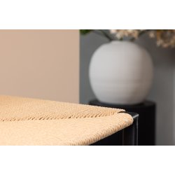 Shape - 2 Barstole i natur flettet rattan og metal