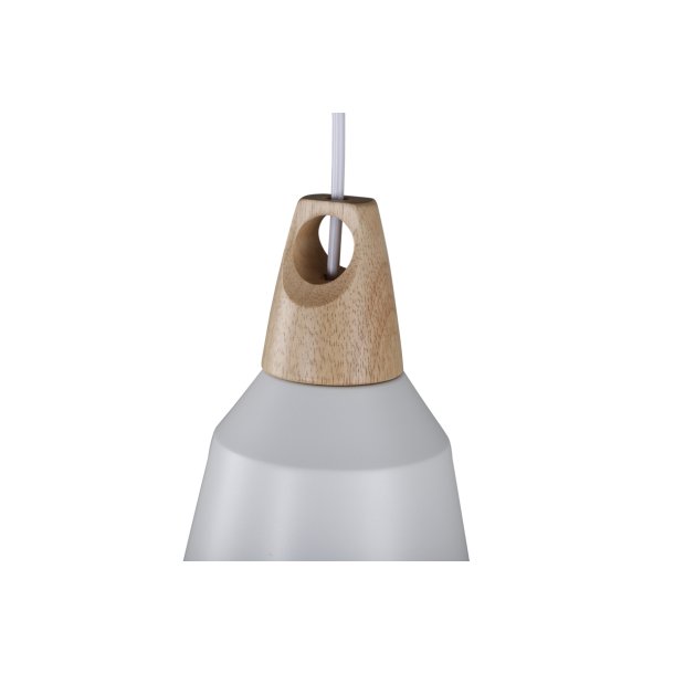 Owen - Pendel i hvid metal