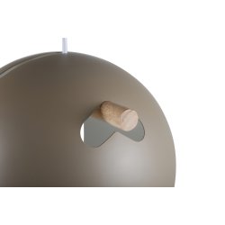 Ustinov - Pendel i beige metal, diameter 29 cm