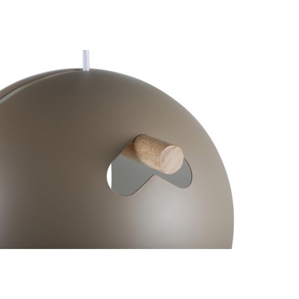 Ustinov - Pendel i beige metal, diameter 29 cm