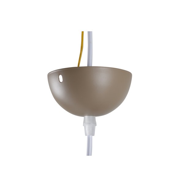Ustinov - Pendel i beige metal, diameter 29 cm