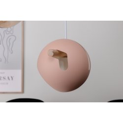 Ustinov - Loftlampe i rosa metal, tre kupler