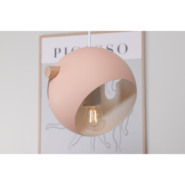 Ustinov - Loftlampe i rosa metal, tre kupler