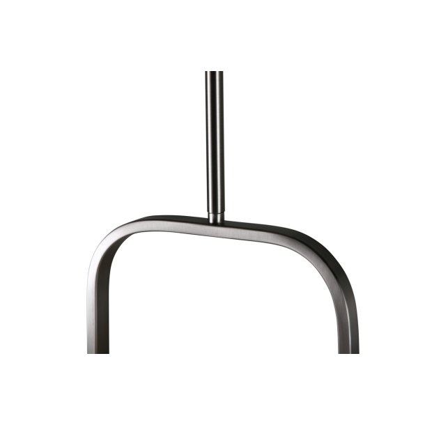 Laurie - Loftlampe i stl med glaskuppel og rektangulrt design