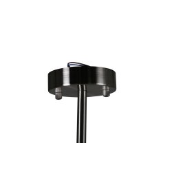 Laurie - Loftlampe i stl med glaskuppel og rektangulrt design