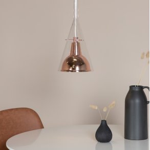 Bloomy - Pendel i kobber og glas