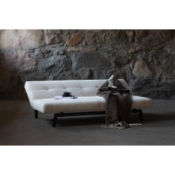 Snooze - Sovesofa i hvid boucle stof