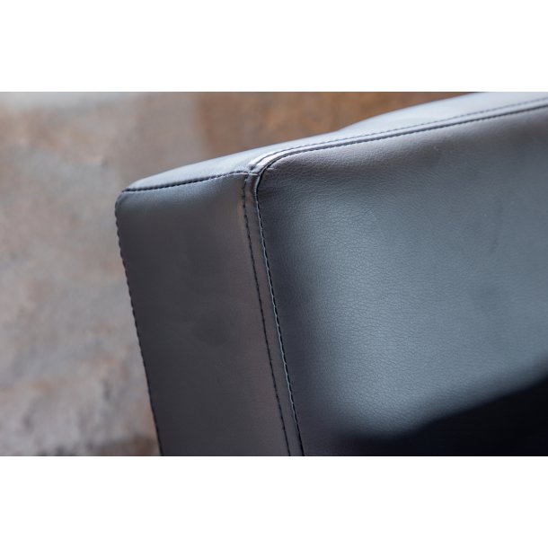 Snooze - Sovesofa i sort kunstlder