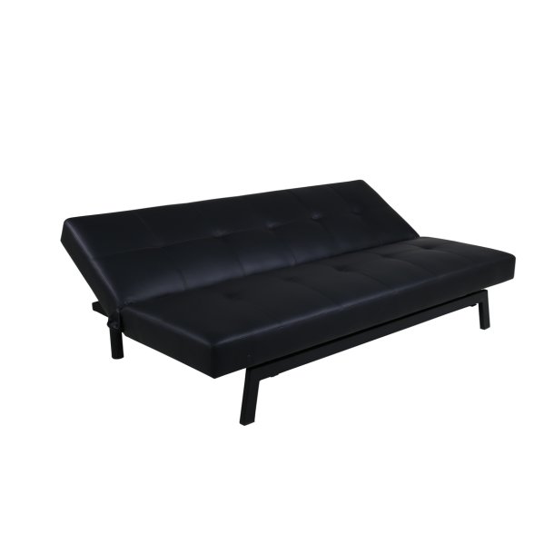 Snooze - Sovesofa i sort kunstlder