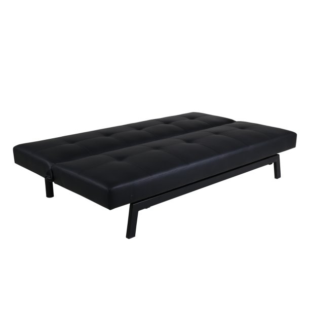 Snooze - Sovesofa i sort kunstlder