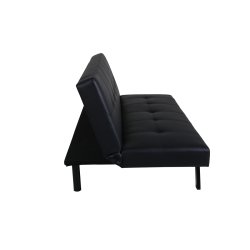 Snooze - Sovesofa i sort kunstlder