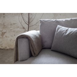 Warden - Lnestol i lysegr polyester stof