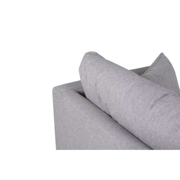 Warden - Lnestol i lysegr polyester stof