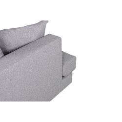 Warden - Lnestol i lysegr polyester stof