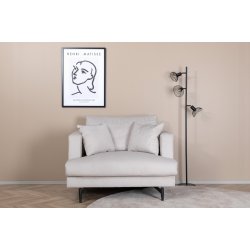 Warden - Lnestol i beige polyester fljl