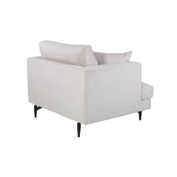 Warden - Lnestol i beige polyester fljl