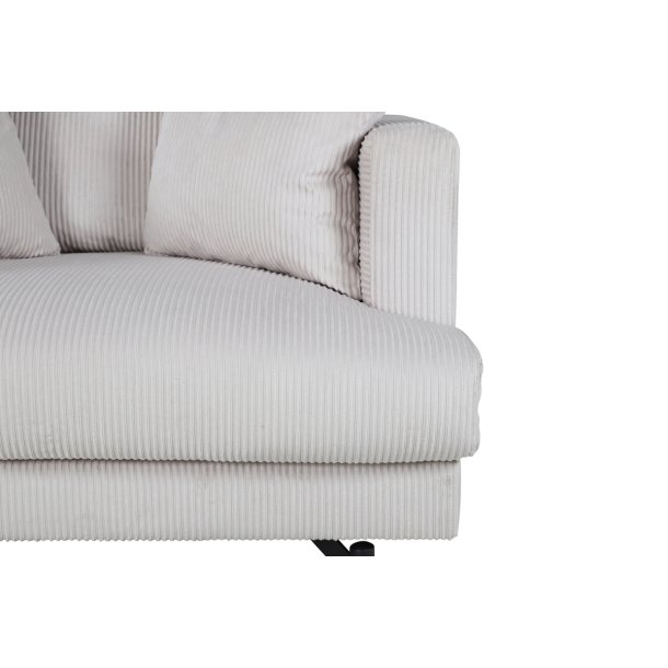 Warden - Lnestol i beige polyester fljl