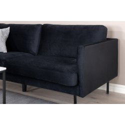 Polar - Sofa 2-personers i sort fljl