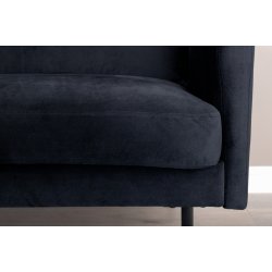 Polar - Sofa 2-personers i sort fljl