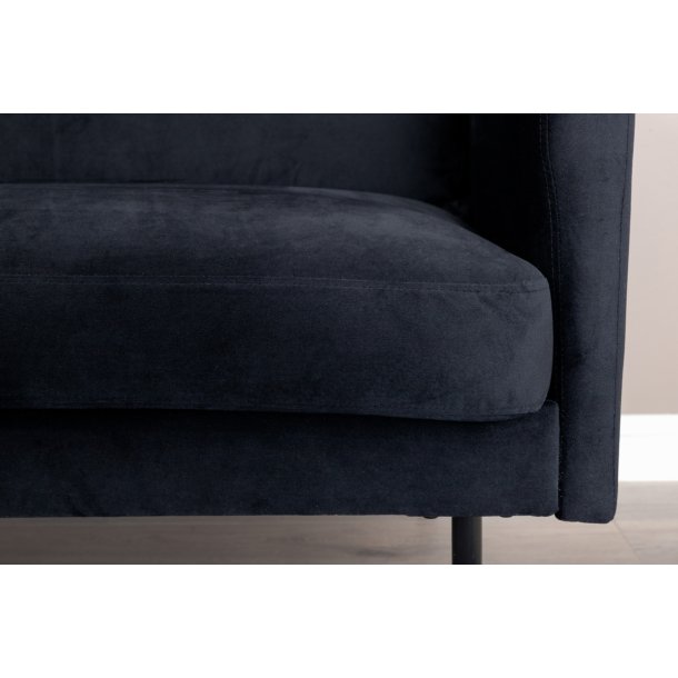Polar - Sofa 2-personers i sort fljl