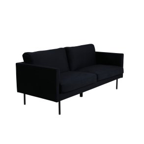 Polar - Sofa 2-personers i sort fløjl
