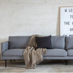 Polar - Sofa 3-personers i grt stof