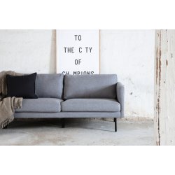 Polar - Sofa 3-personers i grt stof