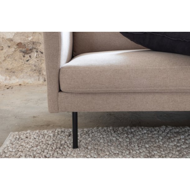 Polar - Sofa 3-personers i brunt stof