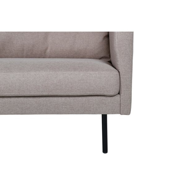 Polar - Sofa 3-personers i brunt stof