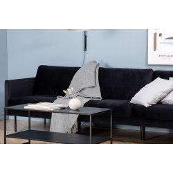 Polar - Sofa 3-personers i sort fljl