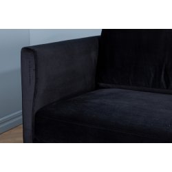 Polar - Sofa 3-personers i sort fljl