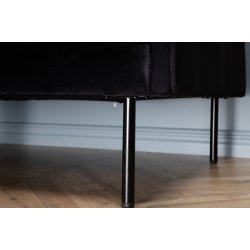 Polar - Sofa 3-personers i sort fljl