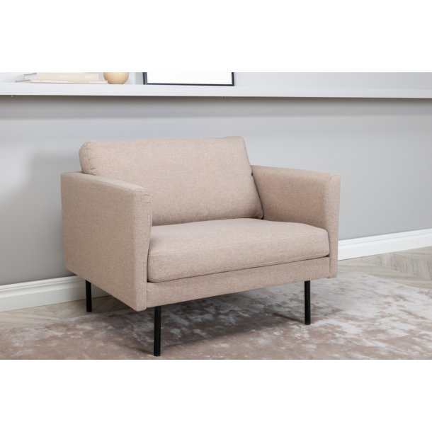 Polar - Lnestol i beige polyester