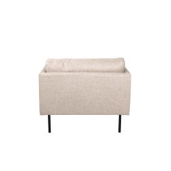 Polar - Lnestol i beige polyester