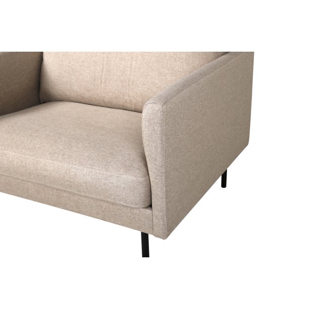 Polar - Lnestol i beige polyester