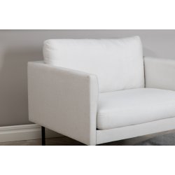 Polar - Lnestol i hvid polyester