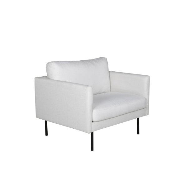 Polar - Lnestol i hvid polyester