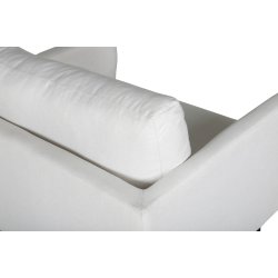 Polar - Lnestol i hvid polyester