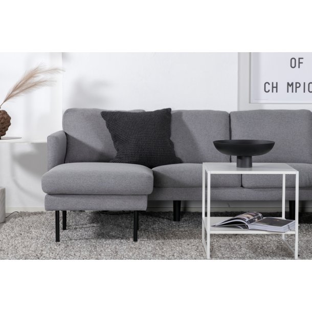 Polar - Sofa i U-form med grt polyester stof