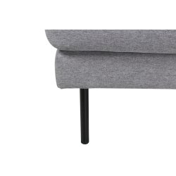 Polar - Sofa i U-form med grt polyester stof