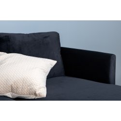 Polar - Sofa i U-form med sort fljl