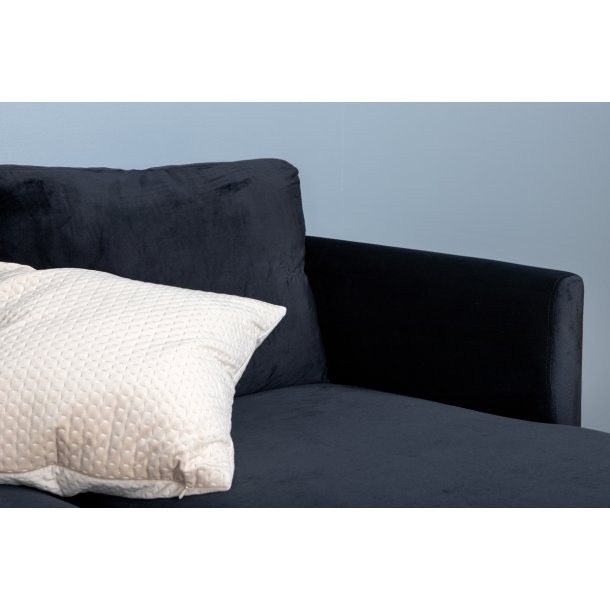 Polar - Sofa i U-form med sort fljl