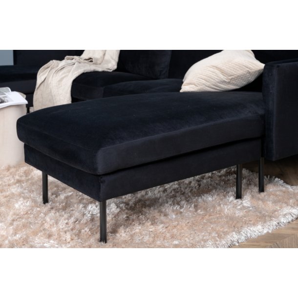 Polar - Sofa i U-form med sort fljl