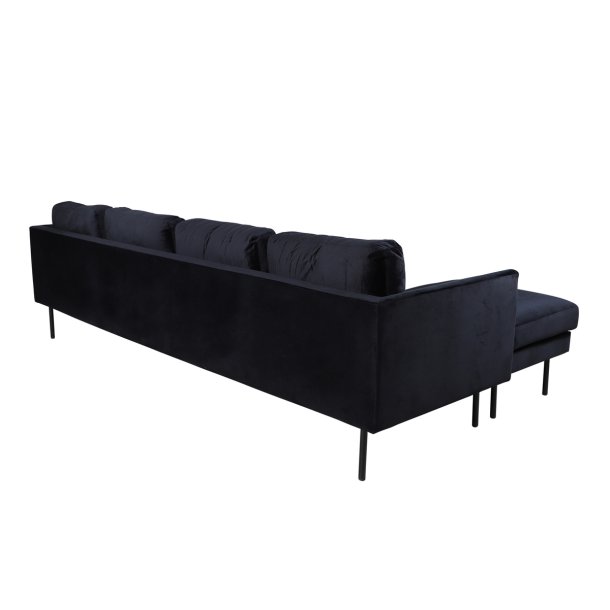 Polar - Sofa i U-form med sort fljl