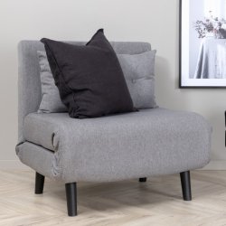 Blund - Sovesofa eller lnestol i grt stof