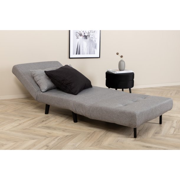 Blund - Sovesofa eller lnestol i grt stof