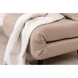 Blund - Sovesofa eller lnestol i beige stof