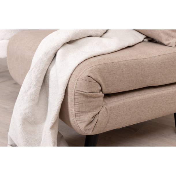 Blund - Sovesofa eller lnestol i beige stof
