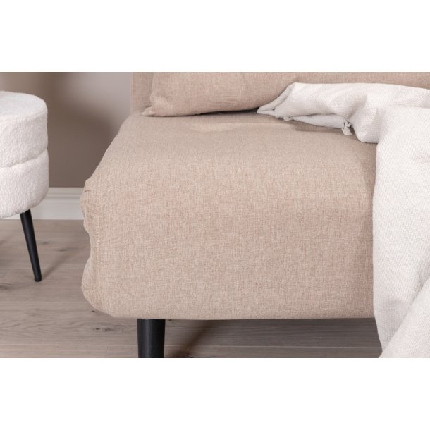 Blund - Sovesofa eller lnestol i beige stof