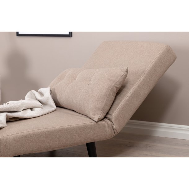 Blund - Sovesofa eller lnestol i beige stof